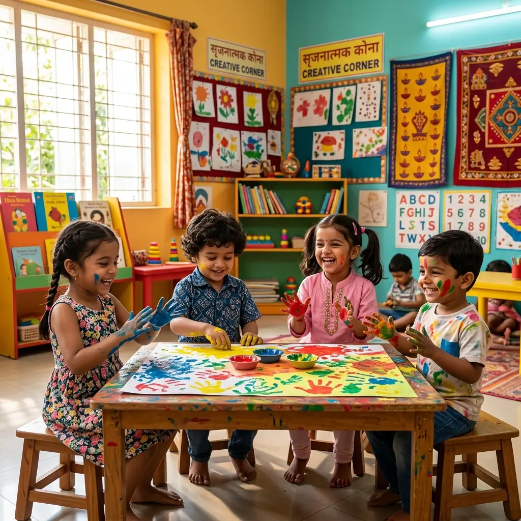 Nursery program at New Little Hearts School